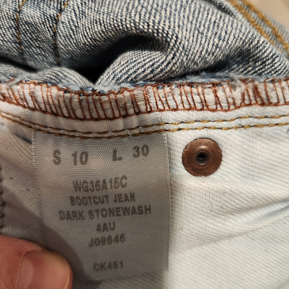 Vintage Calvin Klein Low Rise Bootcut Jeans Women's Size 10 - Picture 9 of 12